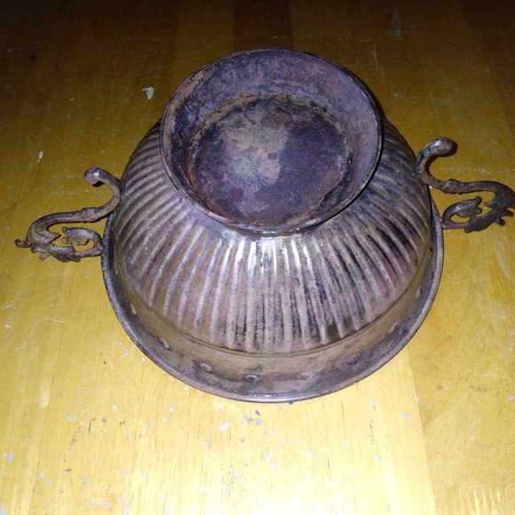 8" copper bowl - Picture 4 of 4